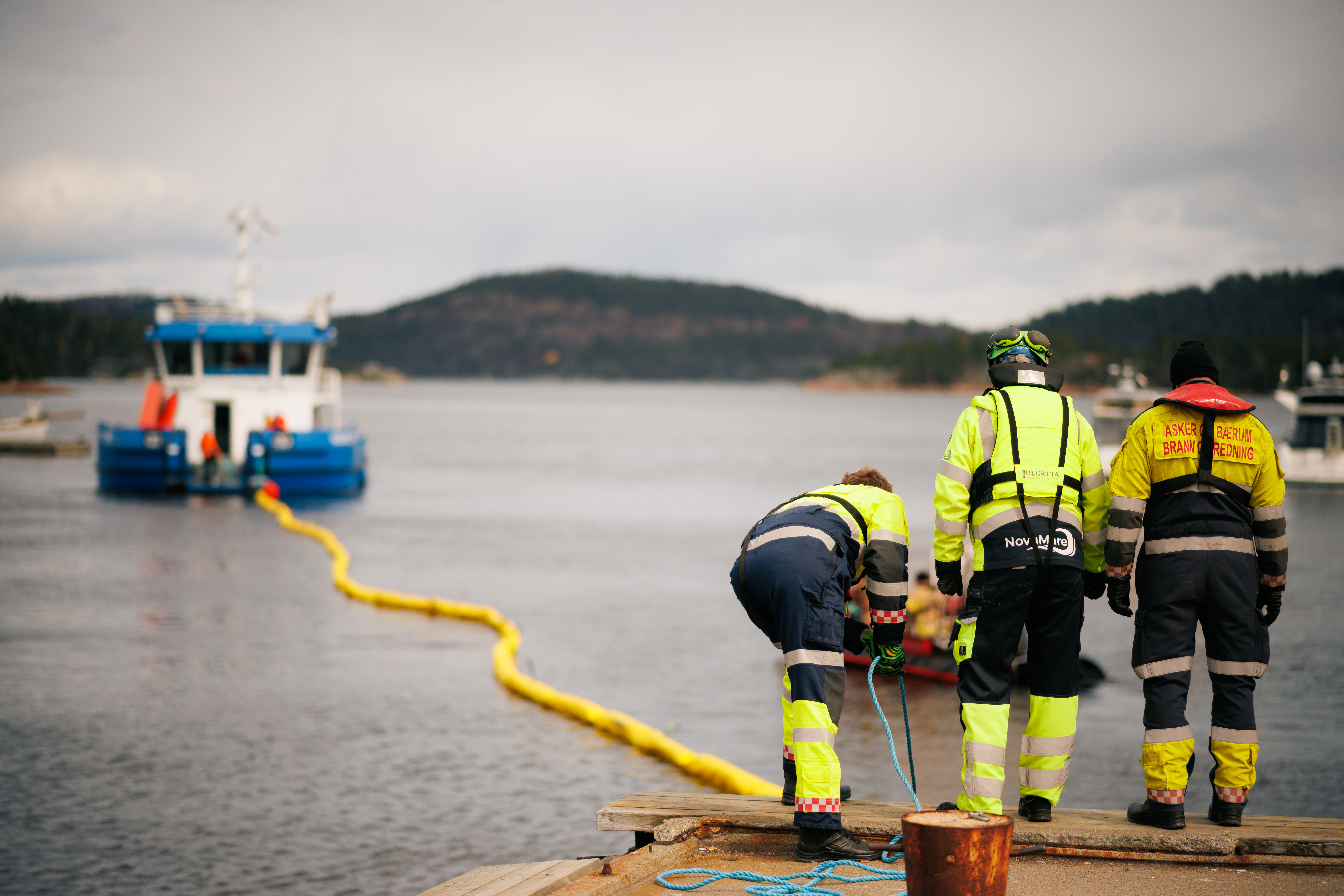 Stor øvelse på Drammensfjorden